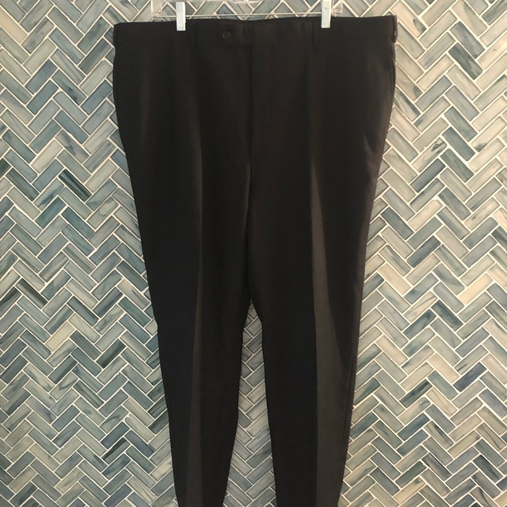 Brooks Brothers Black Dress Pants Piana Wool 42